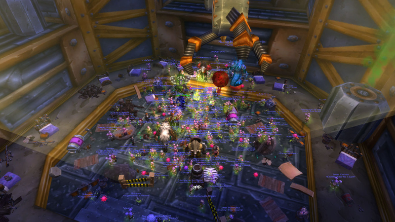 Illustration for article titled 2.500 gnomos con el pelo rosa toman al asalto una ciudad de World of Warcraft